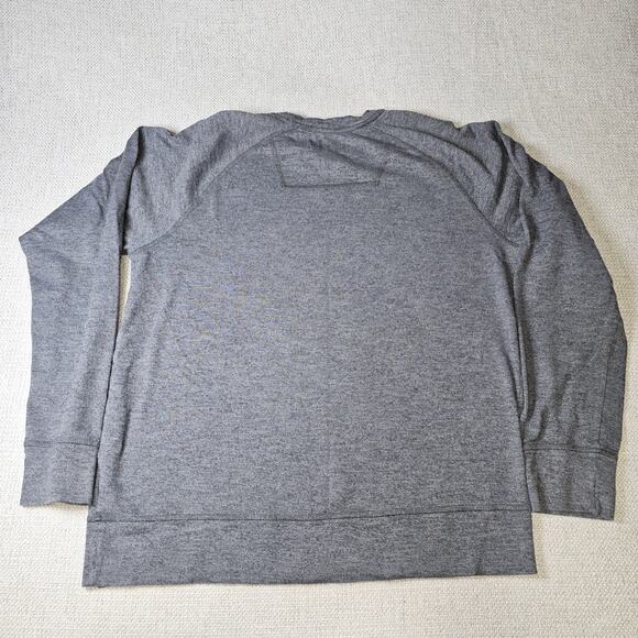 The North Face Mens Long Sleeve Tshirt Henley Large PTP 23.25 Length 27 Grey - Picture 2 of 8